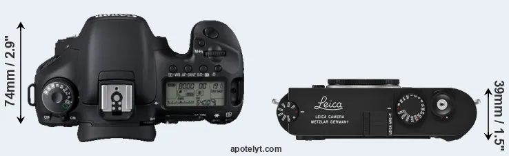 Compare 7D versus M10-P top