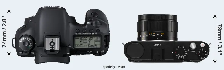 Compare 7D versus X Typ 113 top