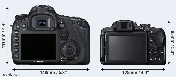 Comparison 7D or B700 rear