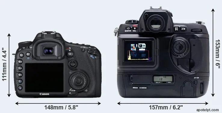 Comparison 7D or D1X rear