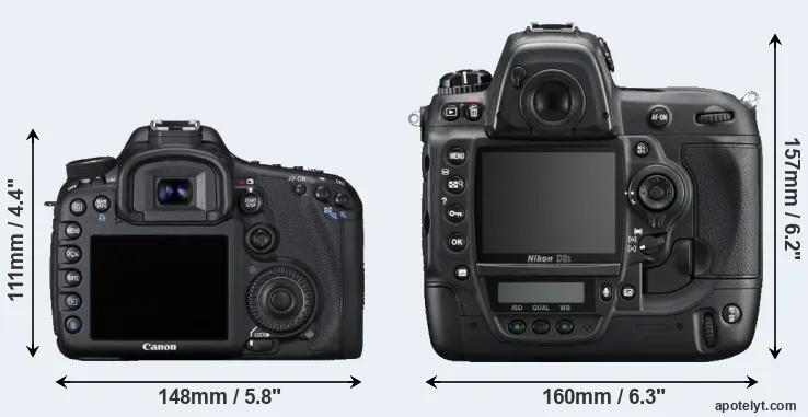 Comparison 7D or D3S rear