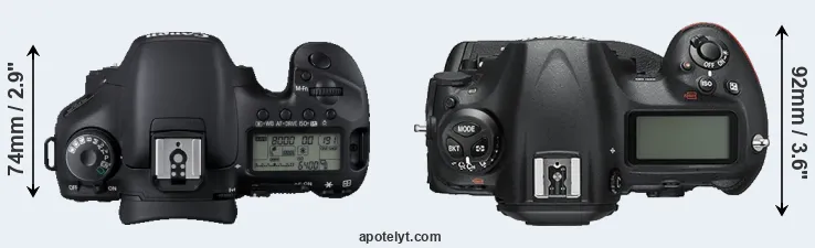 Compare 7D versus D5 top