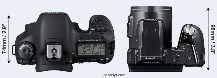 Compare 7D versus L840 top