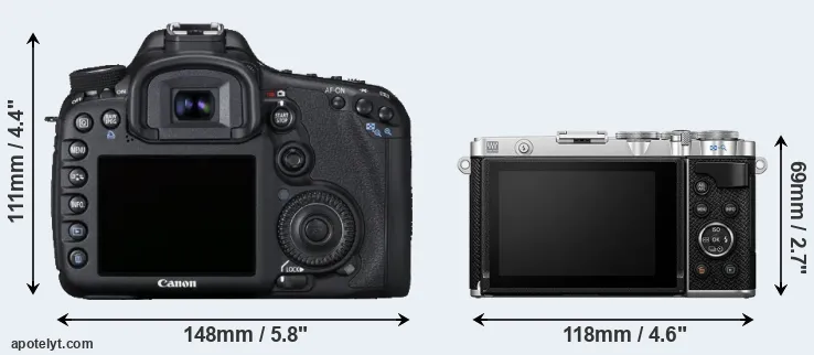 Comparison 7D or E-P7 rear