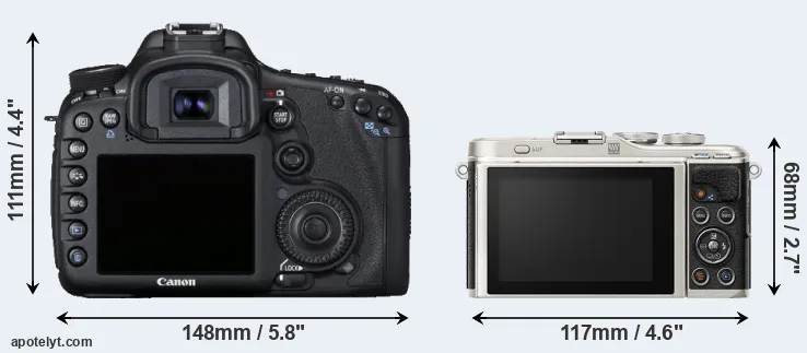 Comparison 7D or E-PL9 rear