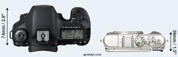 Compare 7D versus E-PL9 top