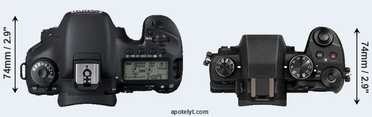 Compare 7D versus G85 top