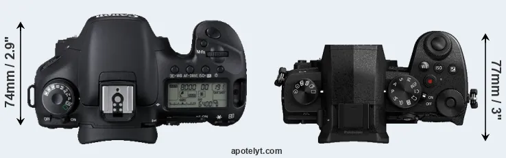Compare 7D versus G95 top