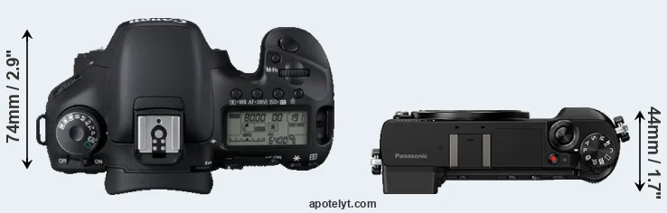 Compare 7D versus GX80 top