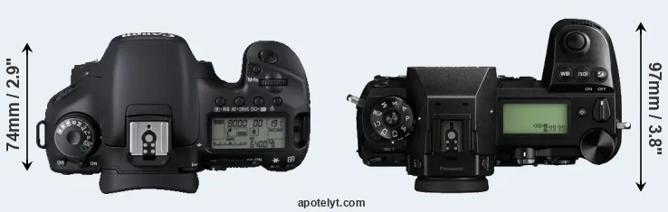 Compare 7D versus S1 top