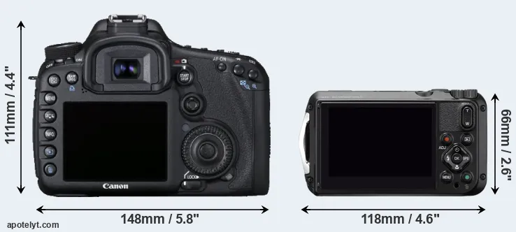 Comparison 7D or WG-6 rear