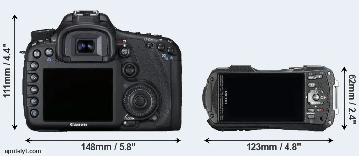 Comparison 7D or WG-60 rear