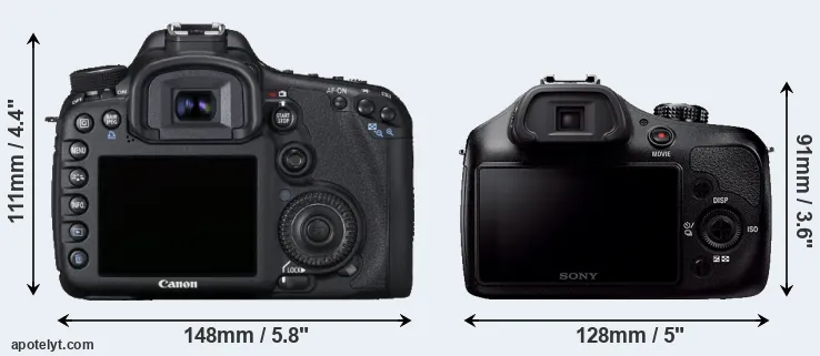 Comparison 7D or A3000 rear