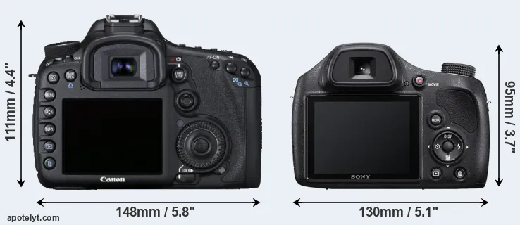 Comparison 7D or H400 rear