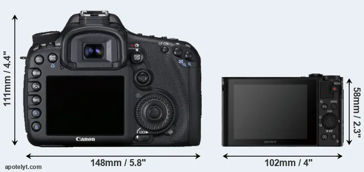 Comparison 7D or HX90V rear