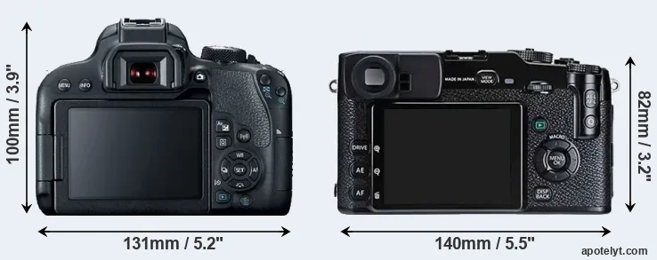 Comparison 800D or X-Pro1 rear