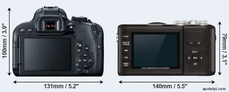 Comparison 800D or X-U Typ 113 rear