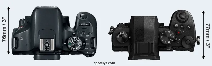 Compare 800D versus G90 top