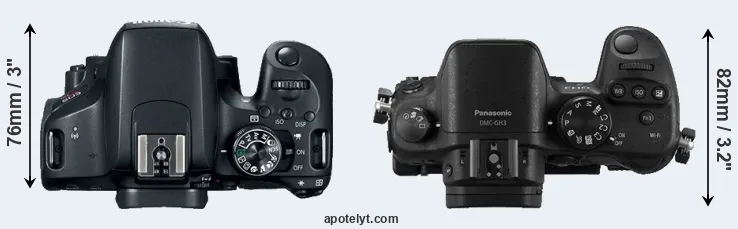 Compare 800D versus GH3 top