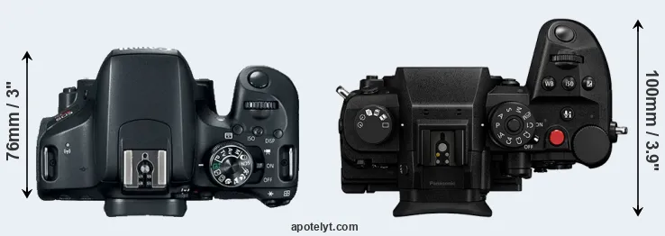 Compare 800D versus GH7 top