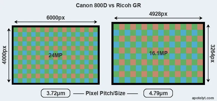 800D versus GR MP