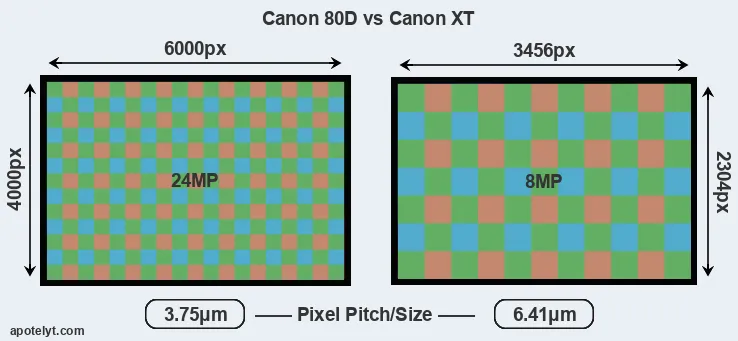 80D versus XT MP