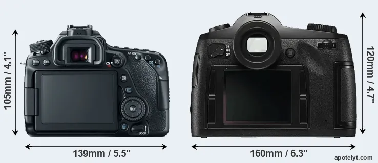 Comparison 80D or S Typ 006 rear
