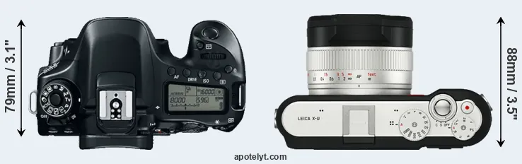 Compare 80D versus X-U Typ 113 top