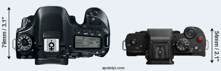 Compare 80D versus G100 top