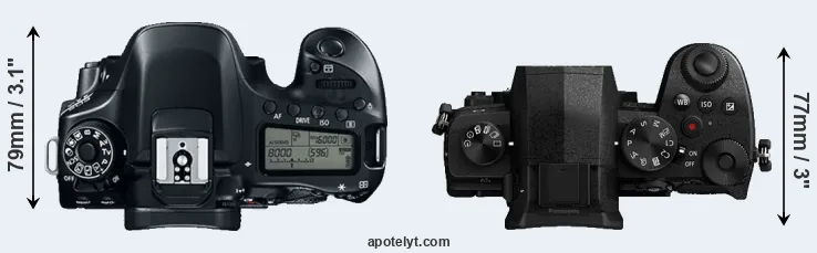Compare 80D versus G90 top