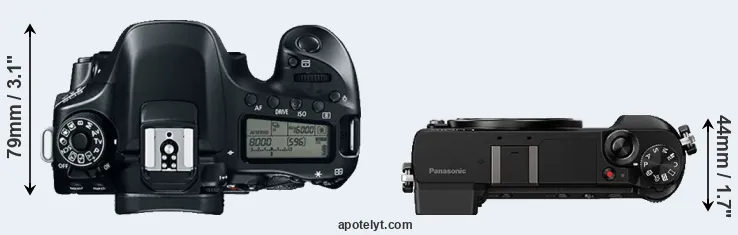 Compare 80D versus GX80 top