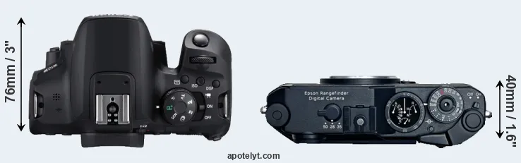 Compare 850D versus R-D1 top