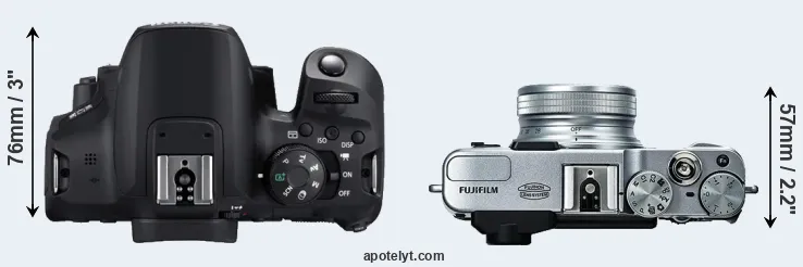 Compare 850D versus X20 top