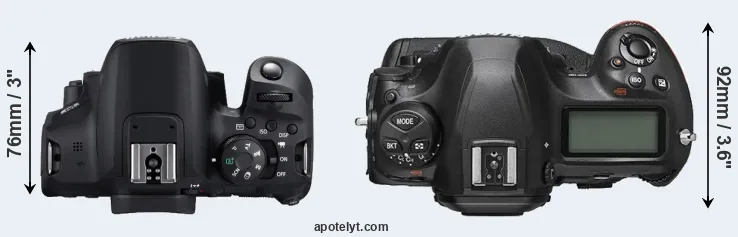 Compare 850D versus D6 top