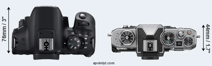 Compare 850D versus Z fc top