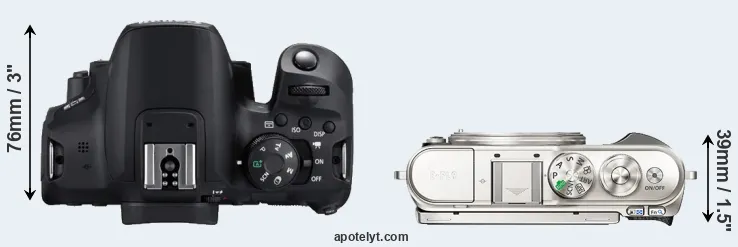 Compare 850D versus E-PL9 top