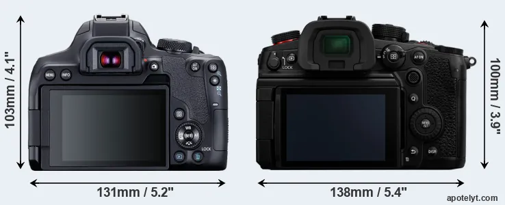 Comparison 850D or GH7 rear