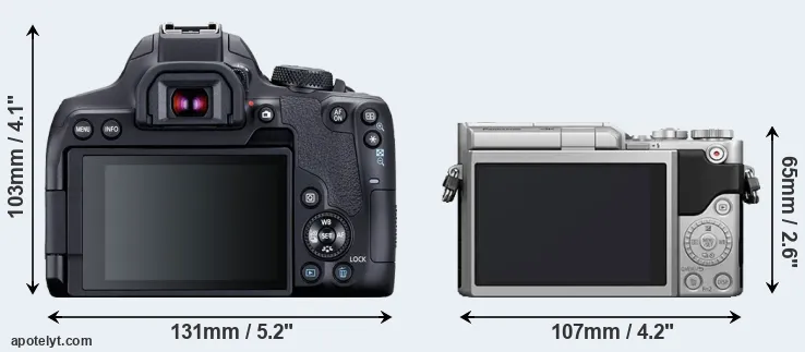 Comparison 850D or GX800 rear