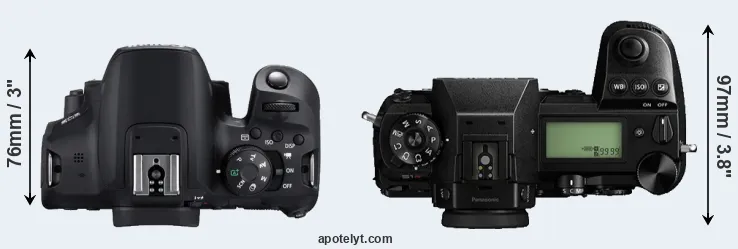Compare 850D versus S1R top