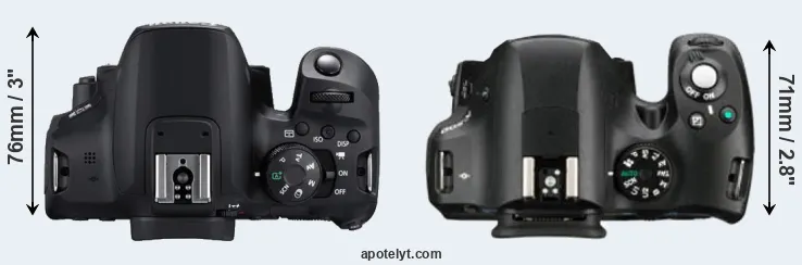 Compare 850D versus K-500 top