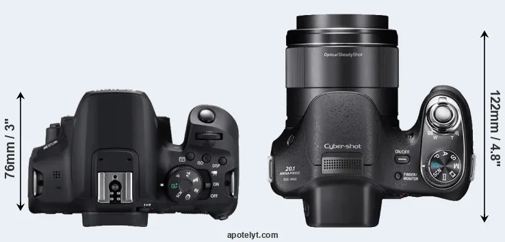 Compare 850D versus H400 top