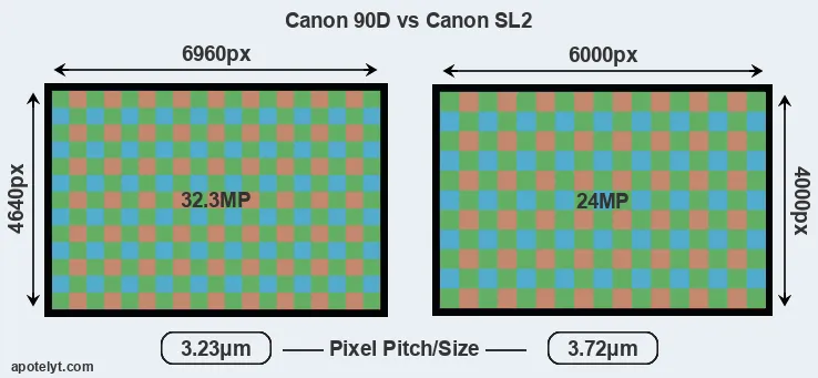 90D versus SL2 MP