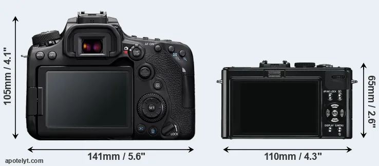 Comparison 90D or D-LUX 5 rear