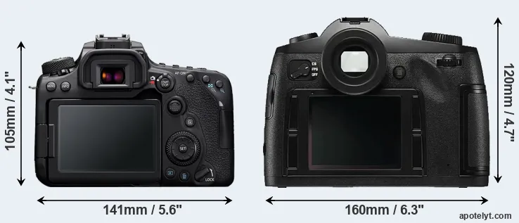 Comparison 90D or S Typ 006 rear