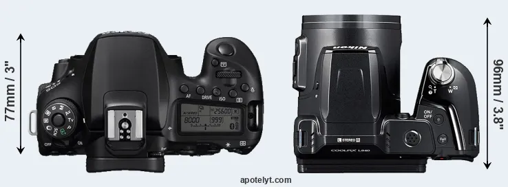 Compare 90D versus L840 top