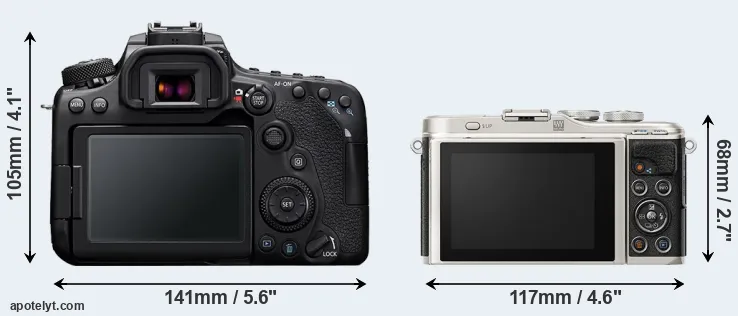 Comparison 90D or E-PL9 rear