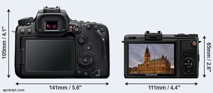 Comparison 90D or XZ-1 rear