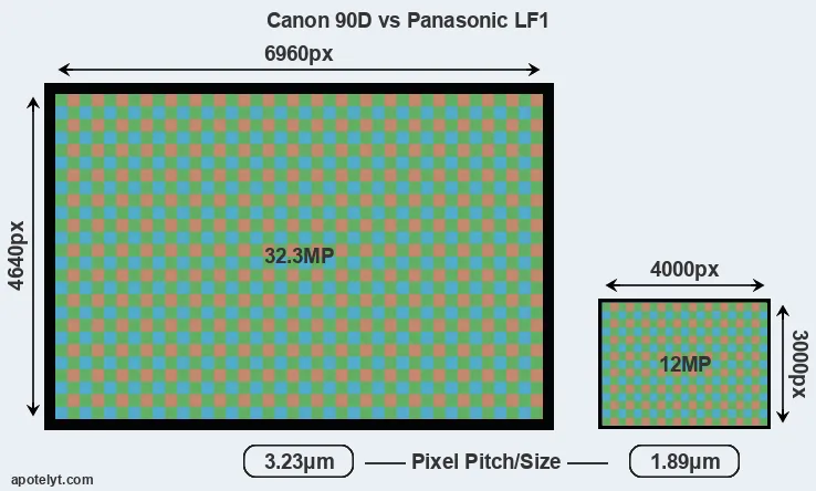 90D versus LF1 MP