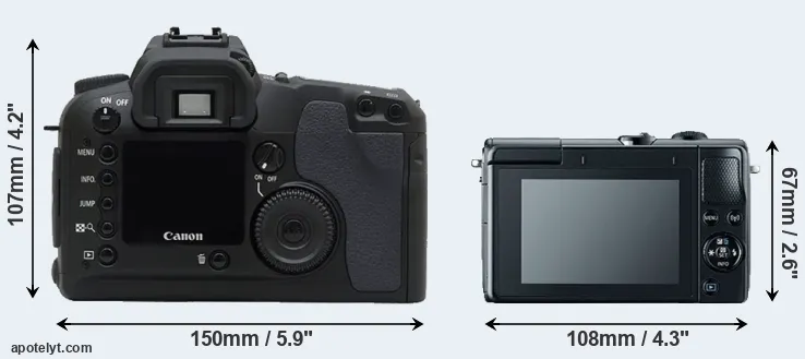 Comparison D30 or M100 rear