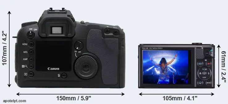 Comparison D30 or SX610 rear